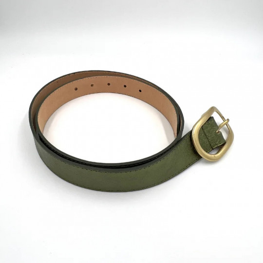 Ceinture verte pailletée