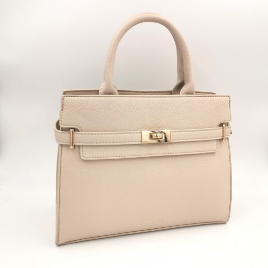 Sac à main beige