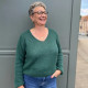 Pull gris en alpaga