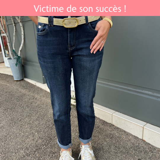 Jean femme coupe wide-leg