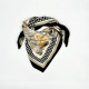 Foulard carré chic à motifs