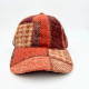 Casquette patchwork orange