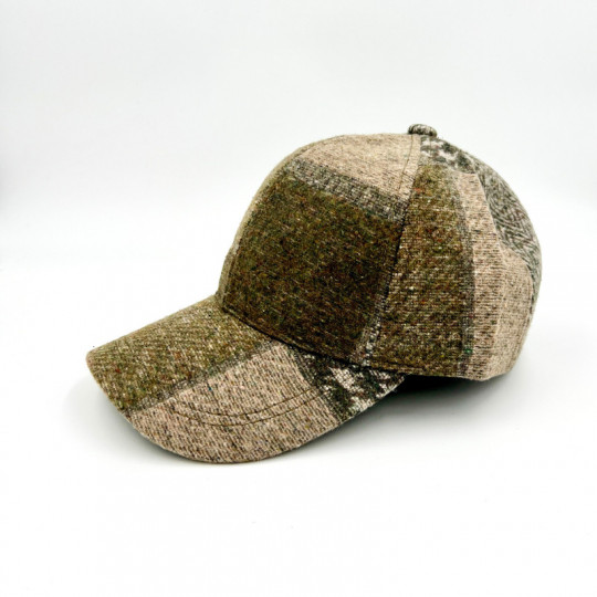Casquette patchwork vert