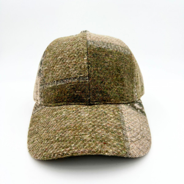 Casquette patchwork vert