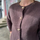 Gilet en mailles bordeaux