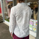 Chemise blanche broderie fleurie