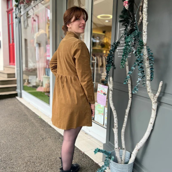 Robe Camel en velours