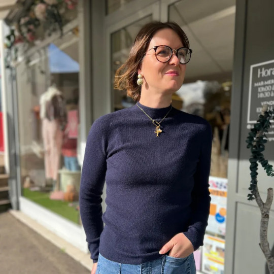 Sous pull bleu marine