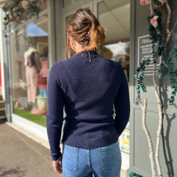 Sous pull bleu marine