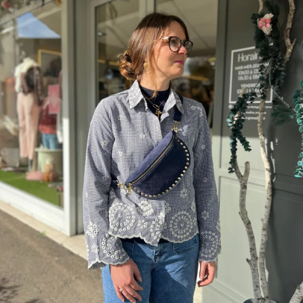 Sous pull bleu marine