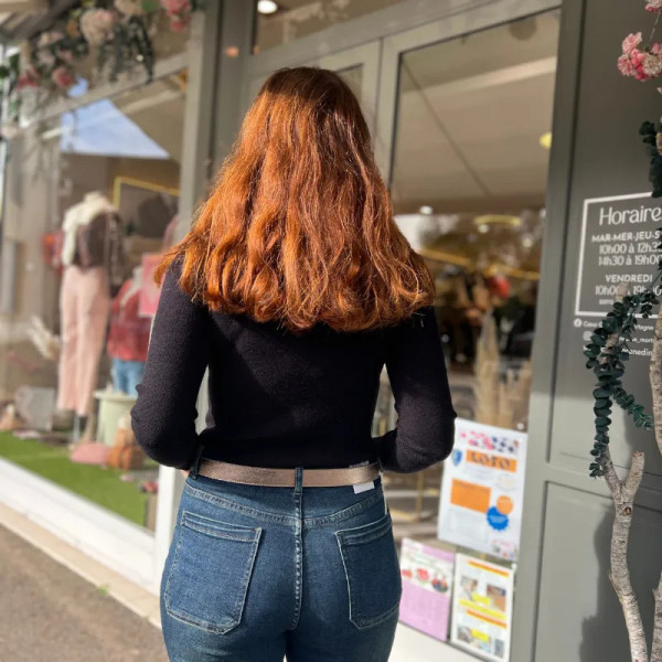 Sous pull bleu marine