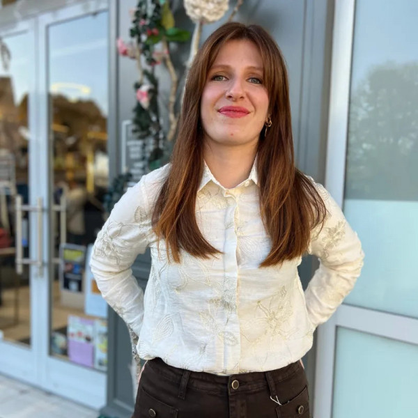 Chemise broderie dorée