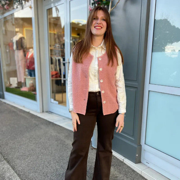 Chemise broderie dorée