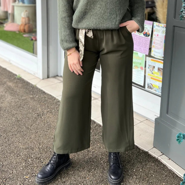 Pantalon fluide noir