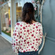 Pull motif fleur