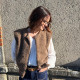 Gilet sans manches bordeaux laine bouillie