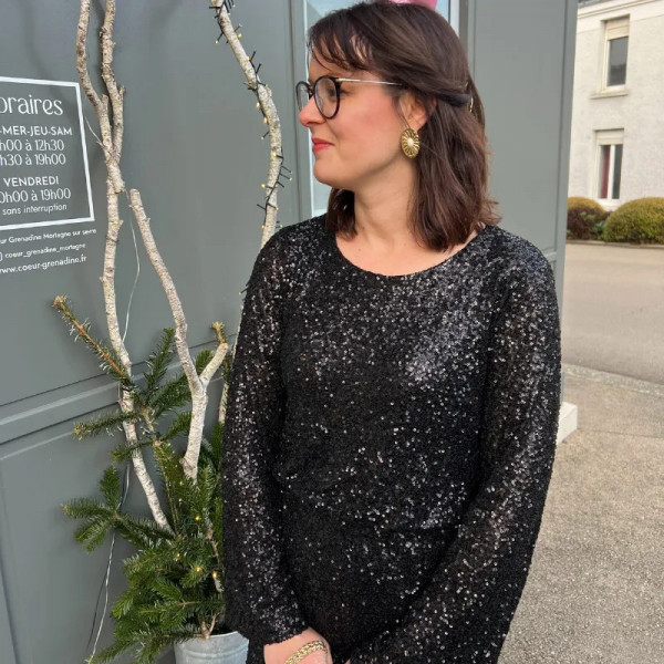 Robe à sequins