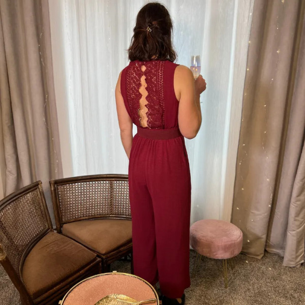 Combinaison dentelle noire