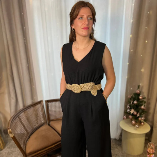 Combinaison dentelle noire