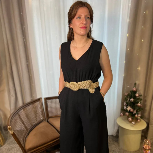 Combinaison dentelle noire