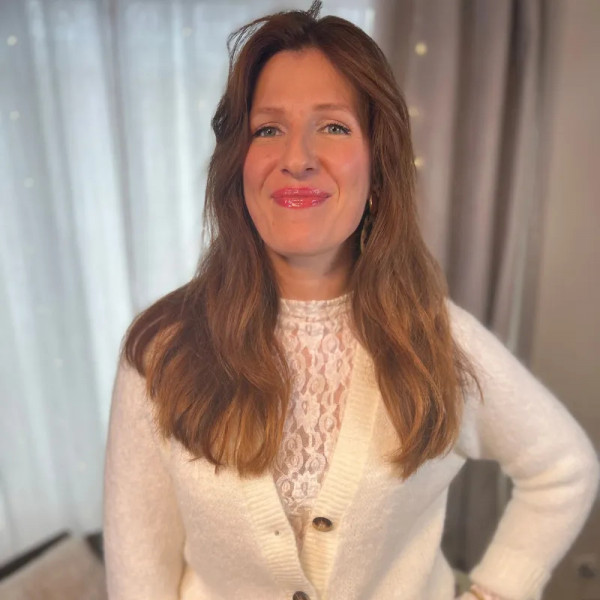 Top en dentelle blanc