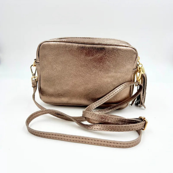 Sac bandoulière rectangle brillant