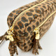 Sac bandoulière rectangle léopard
