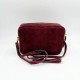 Sac bandoulière rectangle bordeaux
