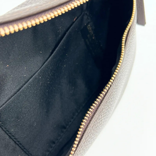 Sac banane en cuir marron