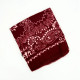 Foulard bordeaux et noir