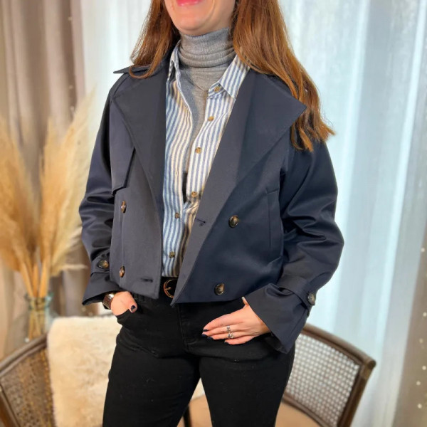 Sous pull col roulé gris