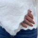 Pull femme blanc élégant