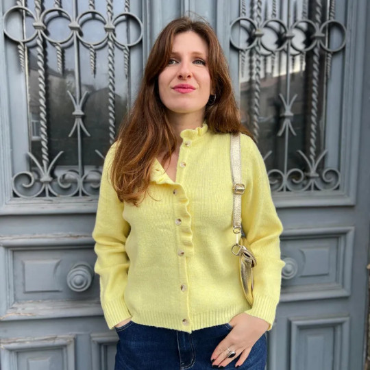 Gilet femme jaune tendance | Lumineux et moderne