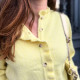 Gilet femme jaune tendance | Lumineux et moderne