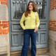 Gilet femme jaune tendance | Lumineux et moderne
