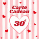 Carte cadeau Saint-Valentin femme | Idée cadeau romantique