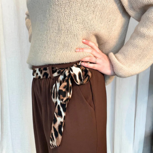 Pantalon fluide noir