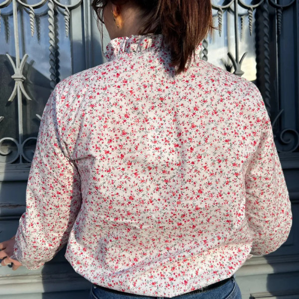 Chemise femme fleurie motifs liberty