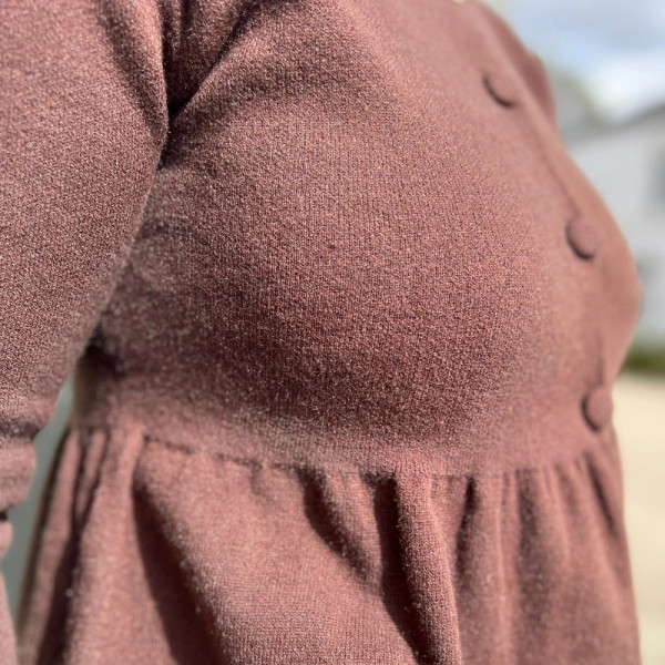 Gilet marron élégant