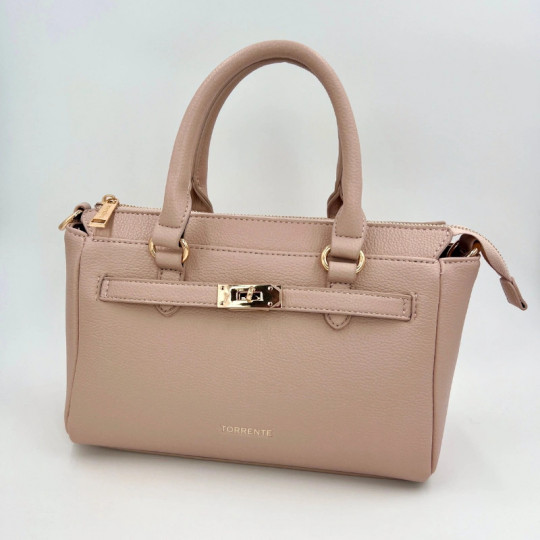 Sac à main rose poudré